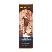 Rich Mahogany Beard Oil - Warlord - Men's Grooming Essentials