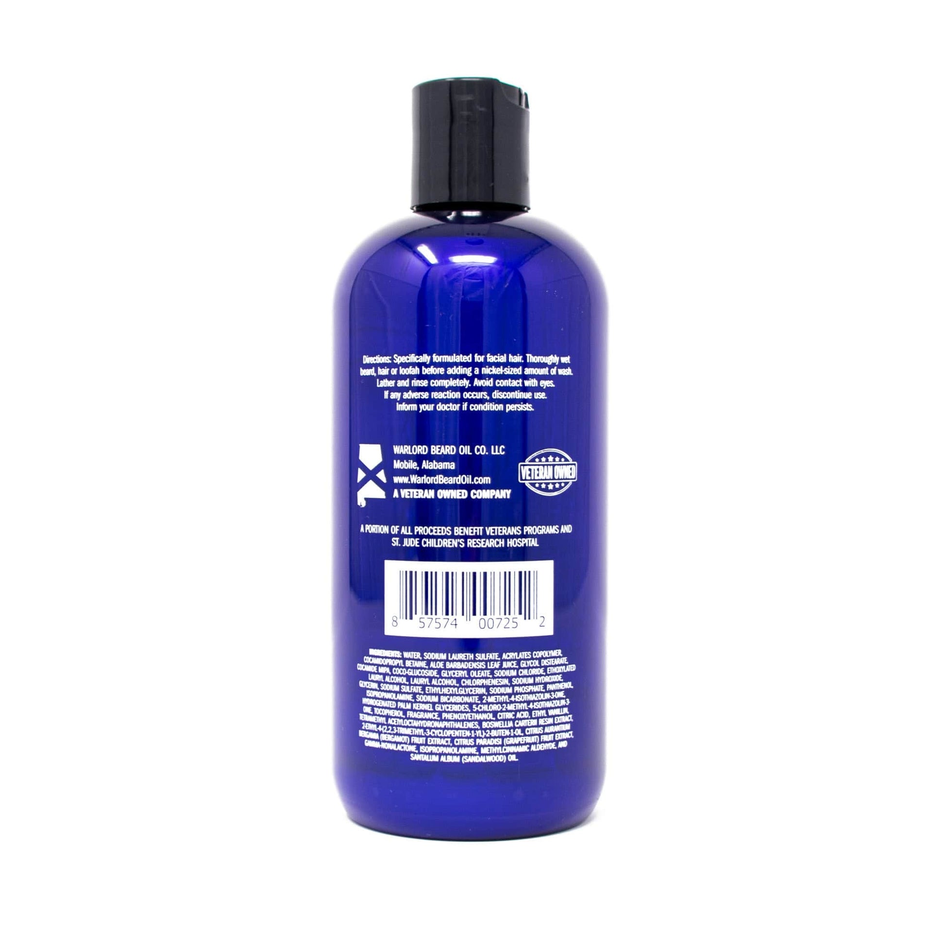 Barbershop Beard, Body, & Hair Wash - Warlord - Men's Grooming Essentials