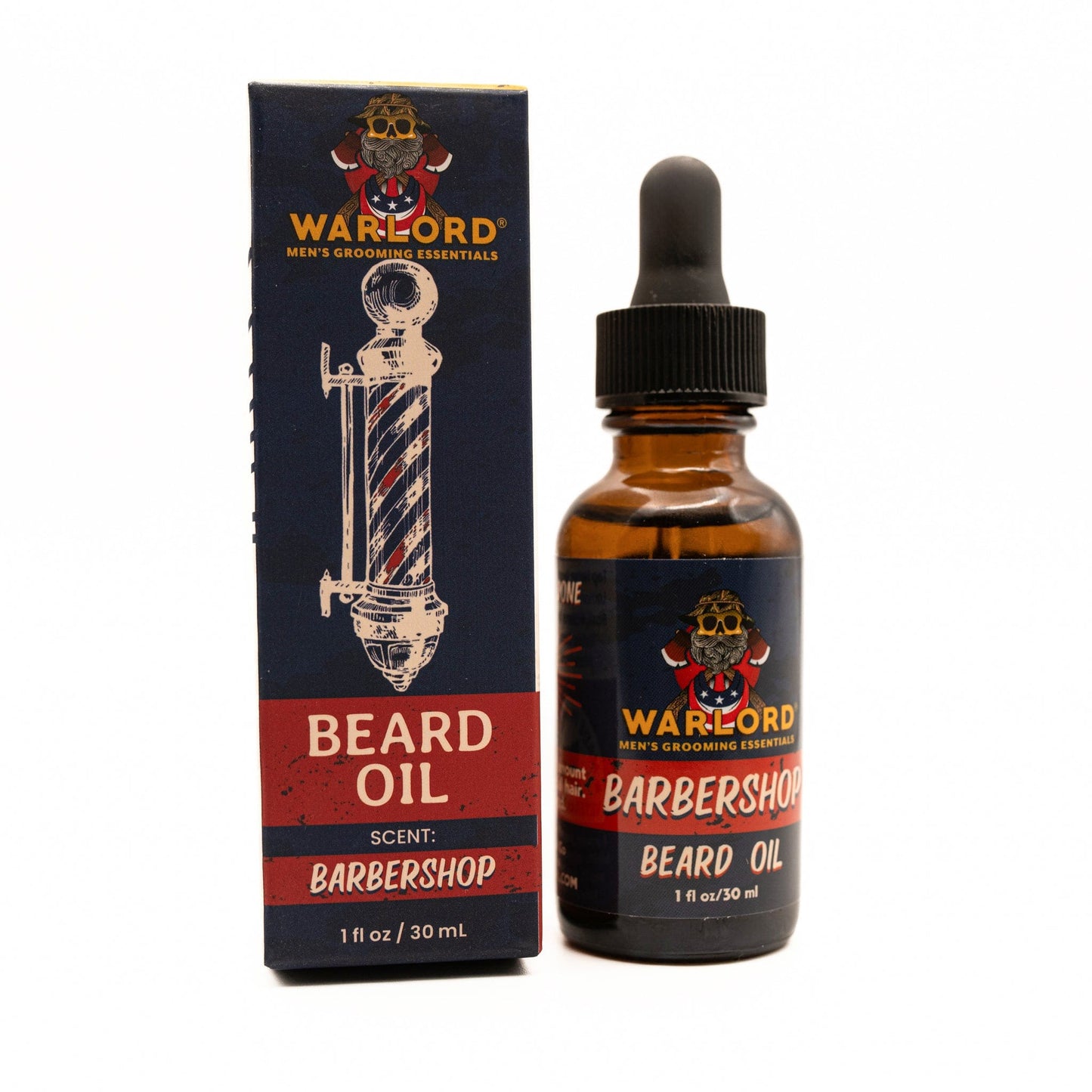 Barbershop Beard Oil - Warlord - Men's Grooming Essentials