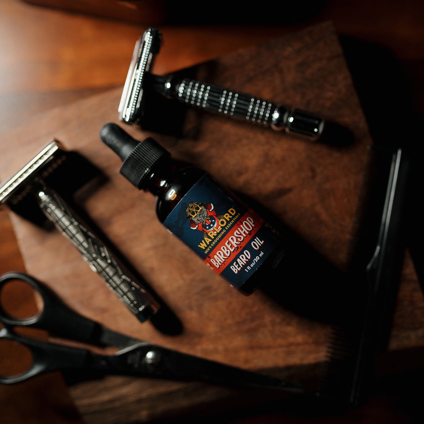 Barbershop Beard Oil - Warlord - Men's Grooming Essentials