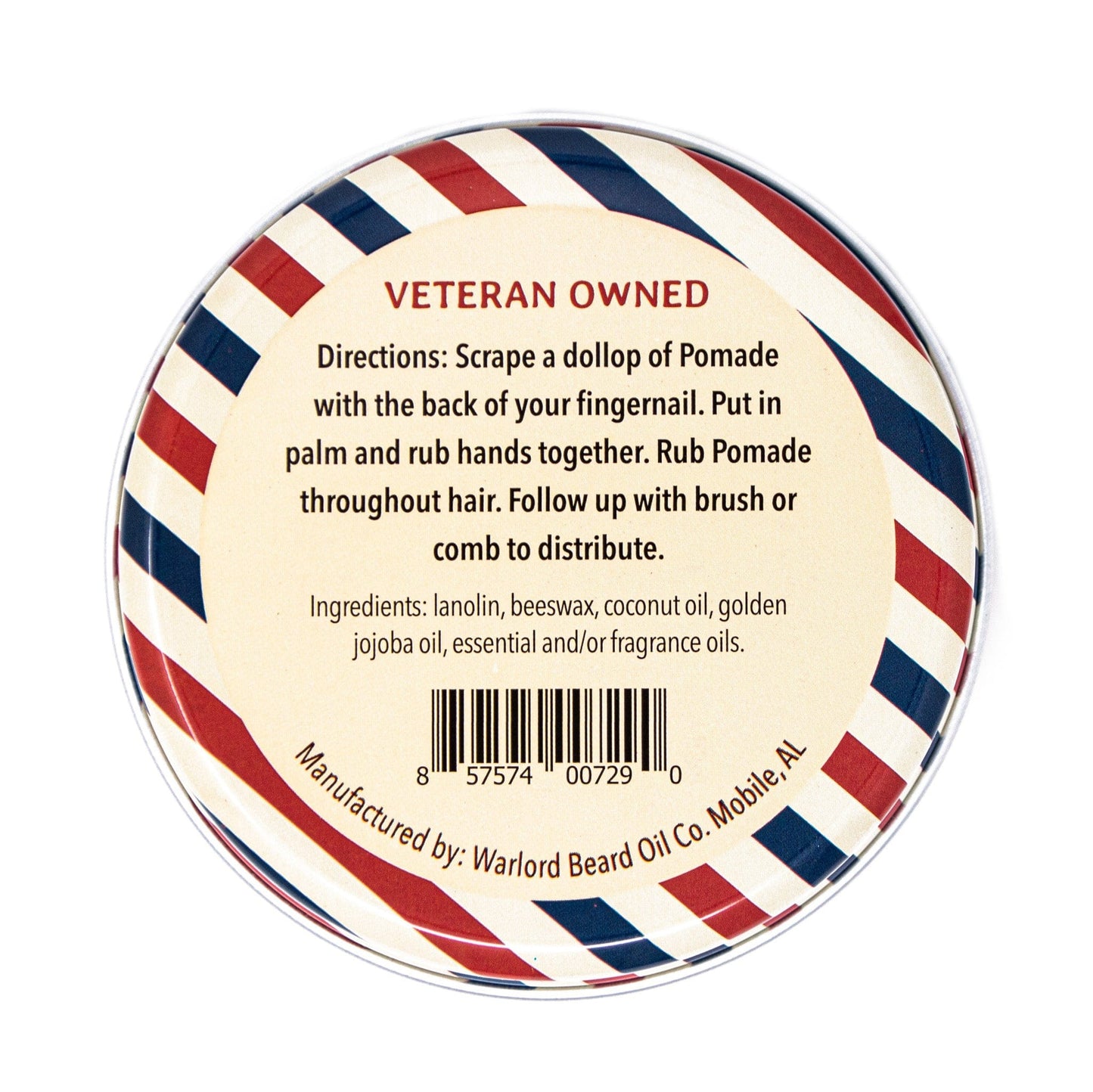 Barbershop Classic Hair Pomade - Warlord - Men's Grooming Essentials