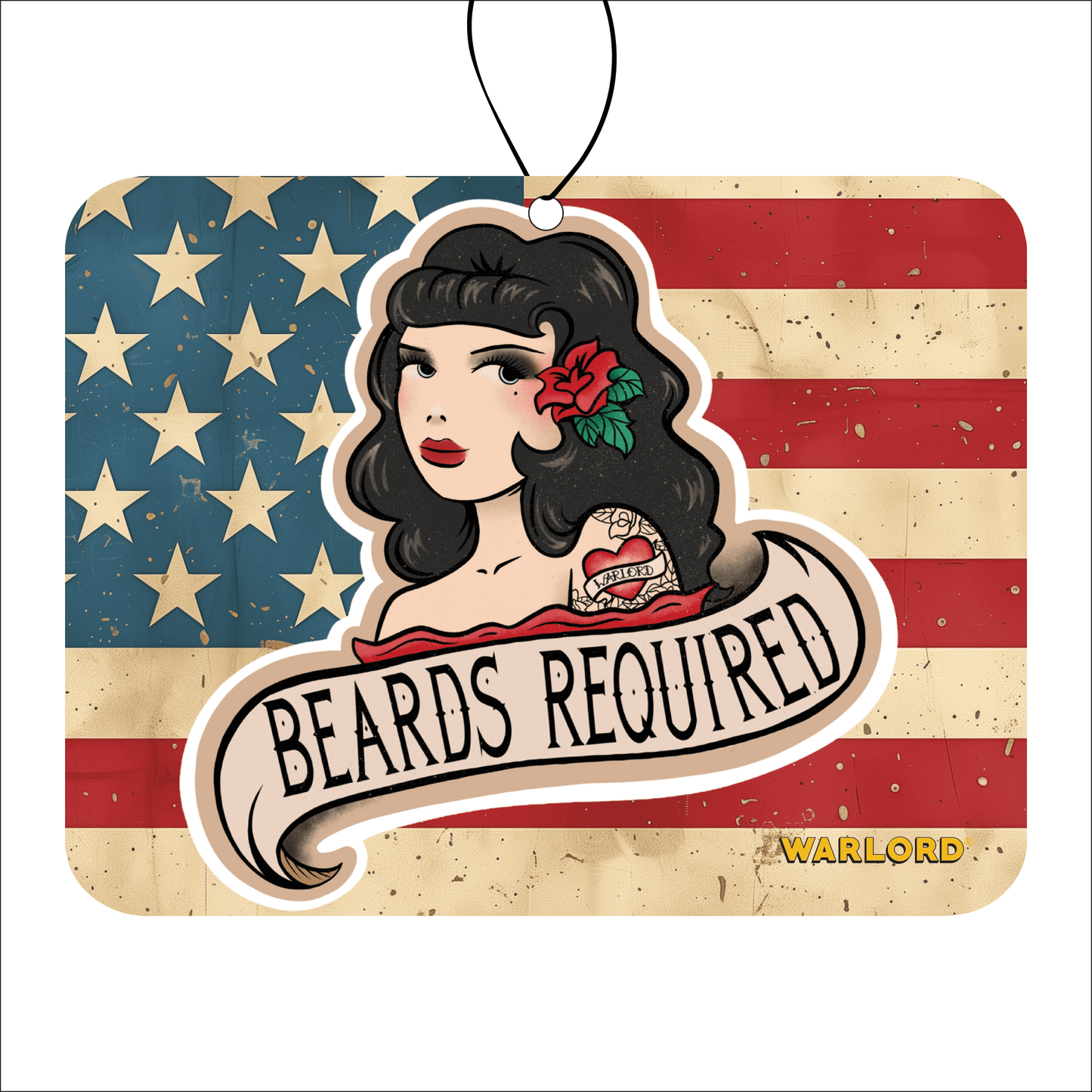 Beards Required - Southern Tobacco Car Freshener - Warlord - Men's Grooming Essentials