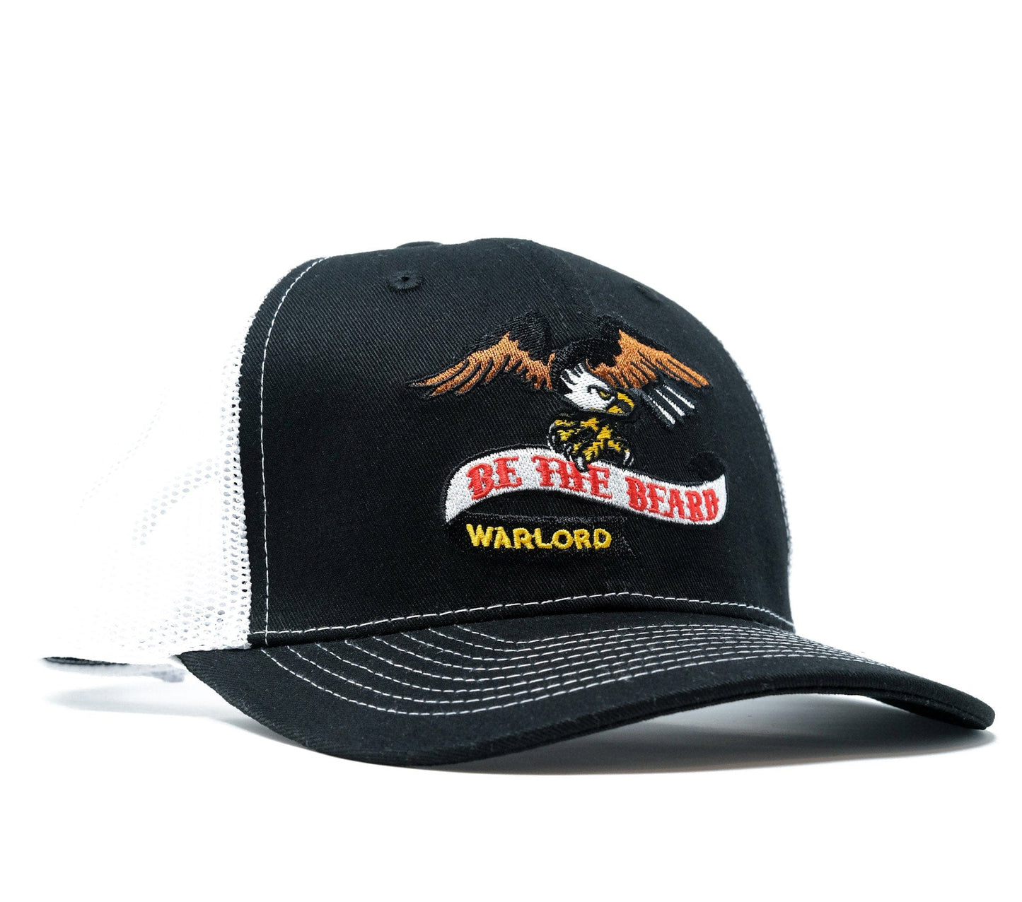 Freedom Eagle Trucker Hat - Black/White - Warlord - Men's Grooming Essentials