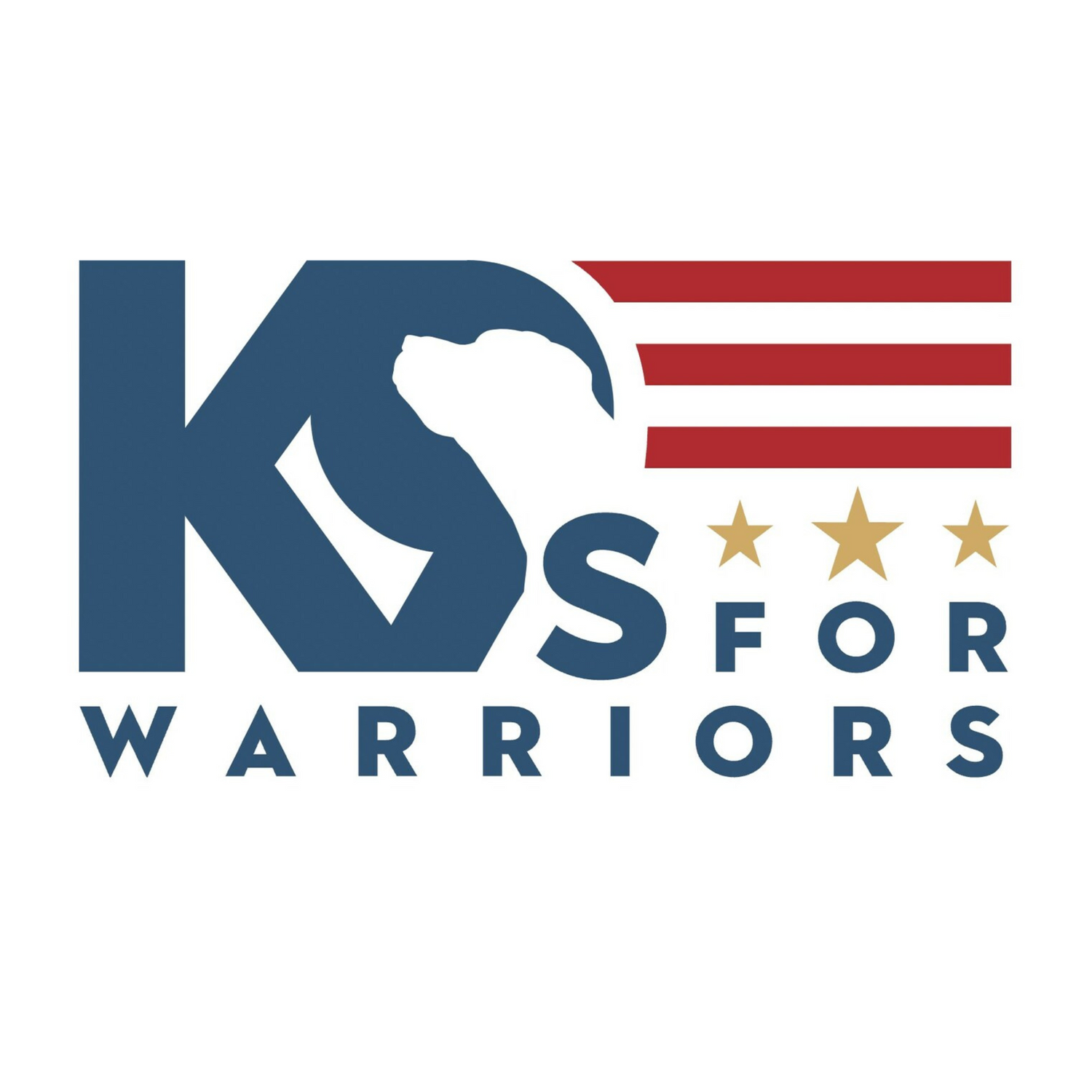 K9s For Warriors logo representing a nonprofit that pairs military veterans with service dogs to help heal PTSD and restore purpose after service.