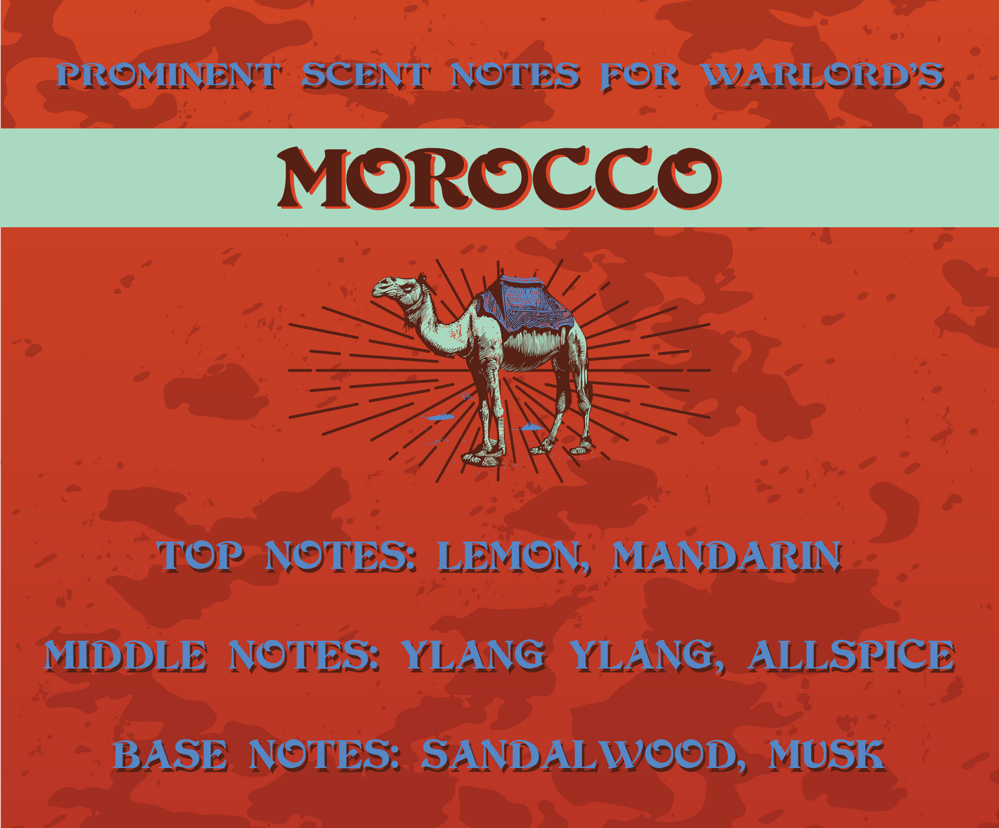 Morocco Beard Oil - Warlord - Men's Grooming Essentials