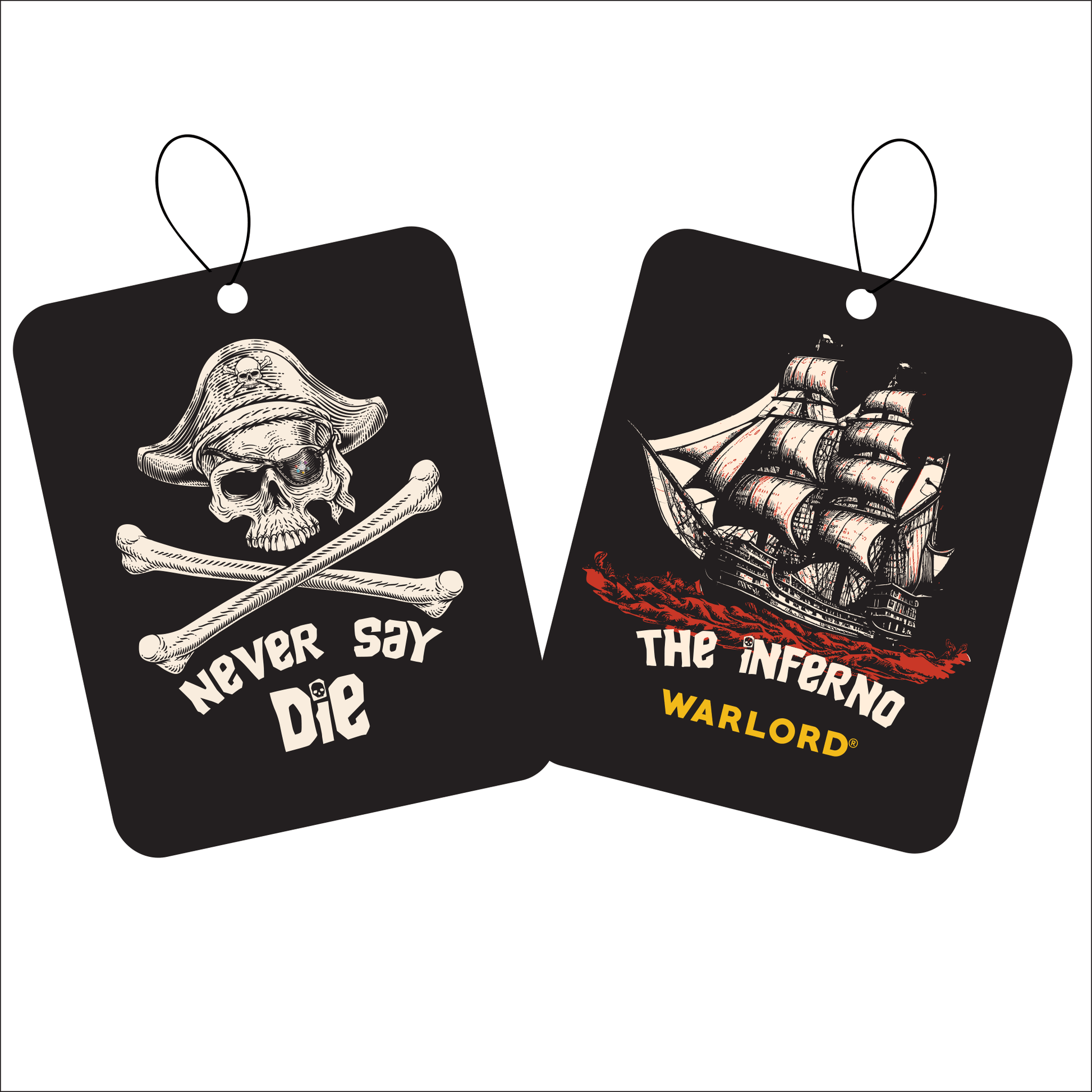Never Say Die - Southern Tobacco Car Freshener - Warlord - Men's Grooming Essentials