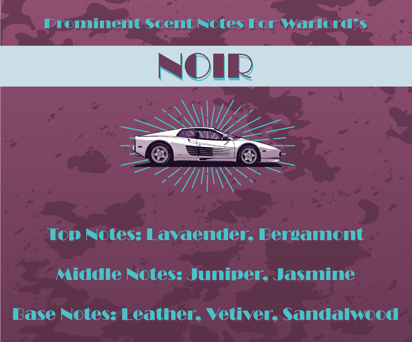 Noir Beard Oil - Warlord - Men's Grooming Essentials