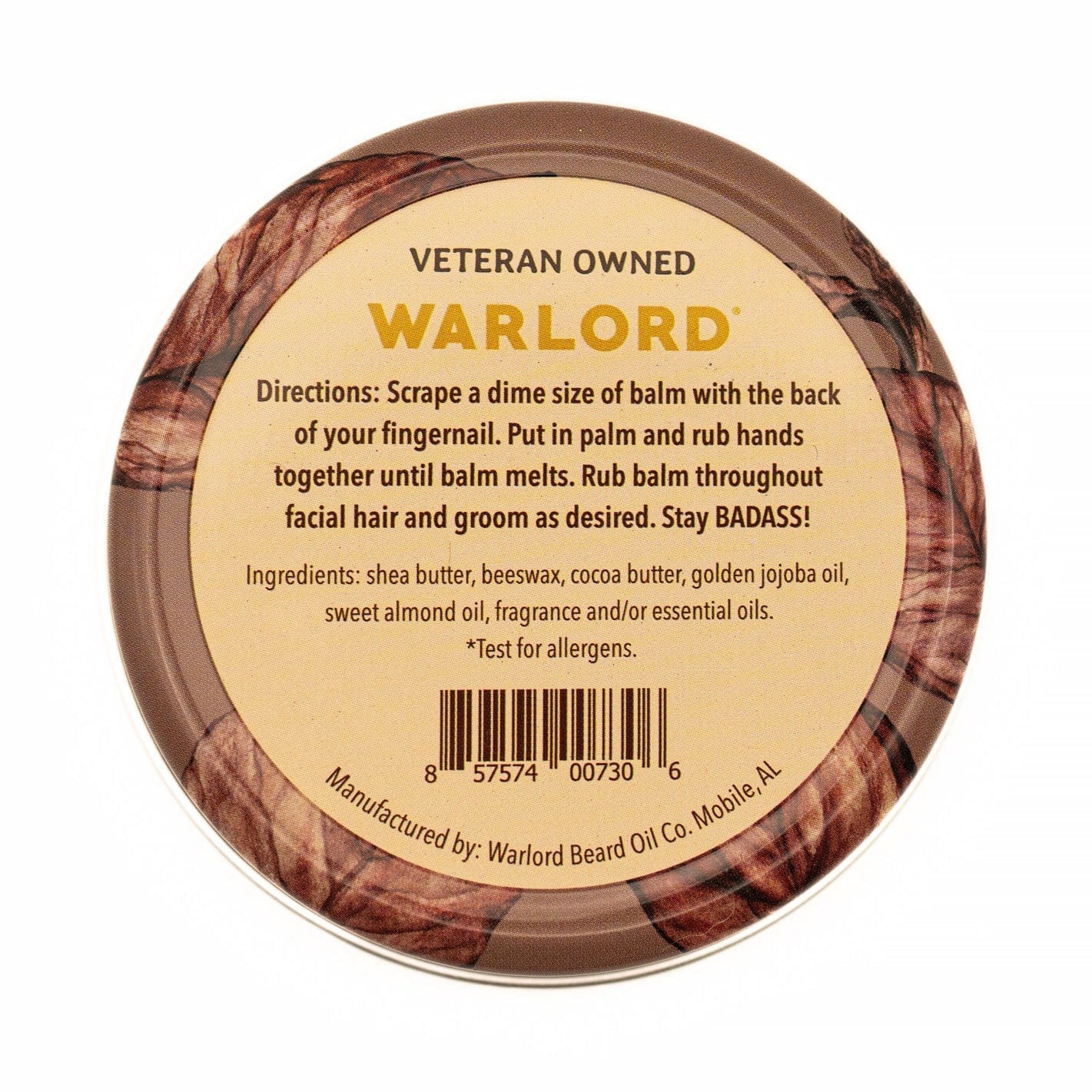 Southern Tobacco Beard Balm - Warlord - Men's Grooming Essentials