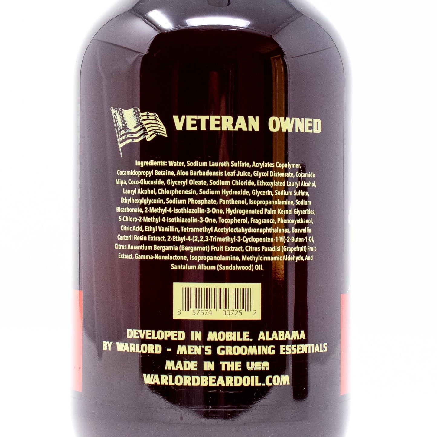 Southern Tobacco Beard, Body, & Hair Wash - Warlord - Men's Grooming Essentials