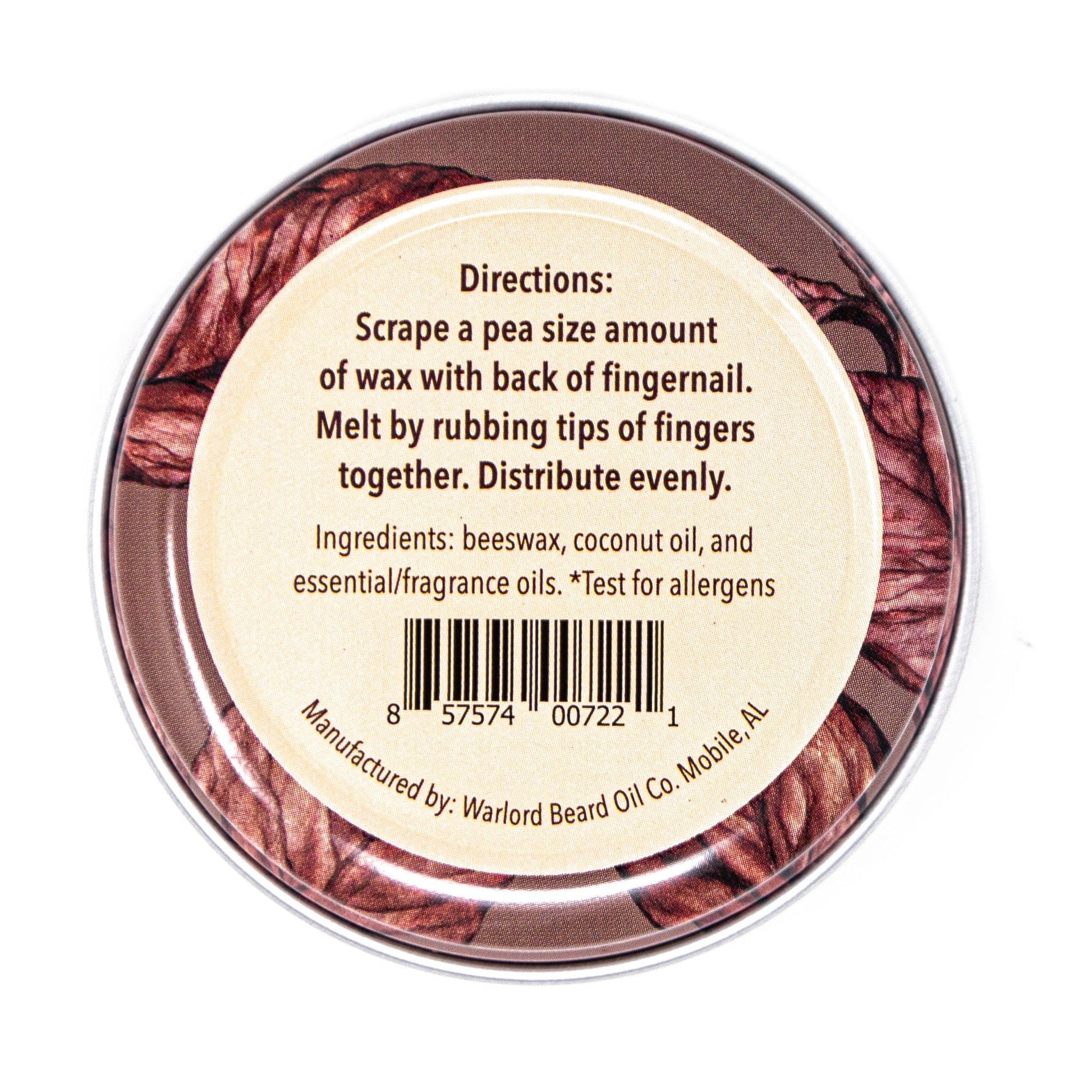 Southern Tobacco Mustache Wax - Warlord - Men's Grooming Essentials