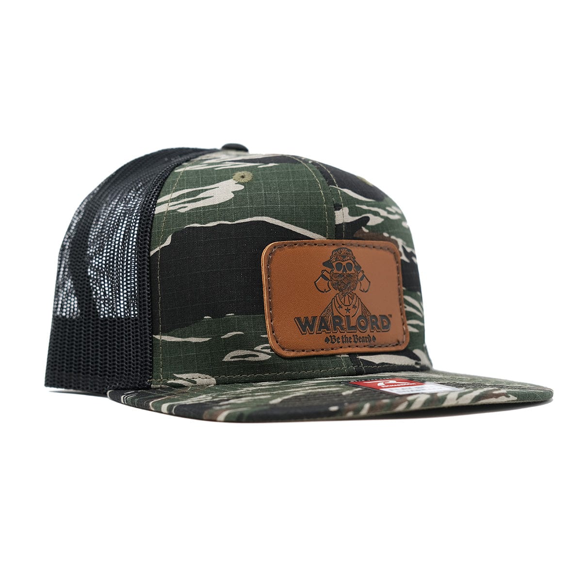 Tiger Stripe SnapBack Flat Bill Hat - Warlord - Men's Grooming Essentials