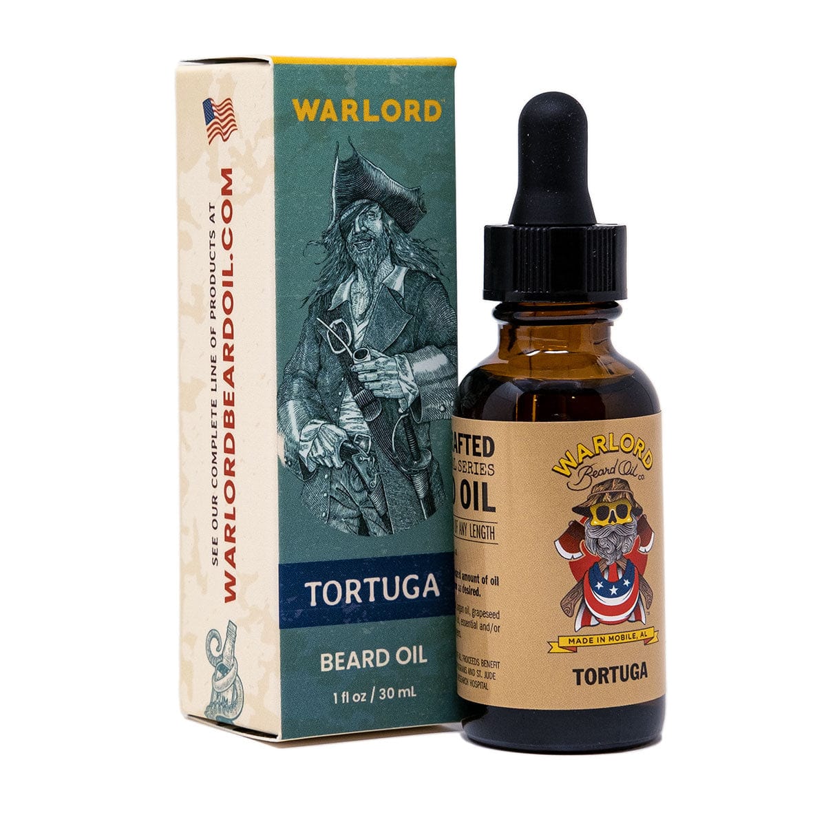 Tortuga Beard Oil - Warlord - Men's Grooming Essentials