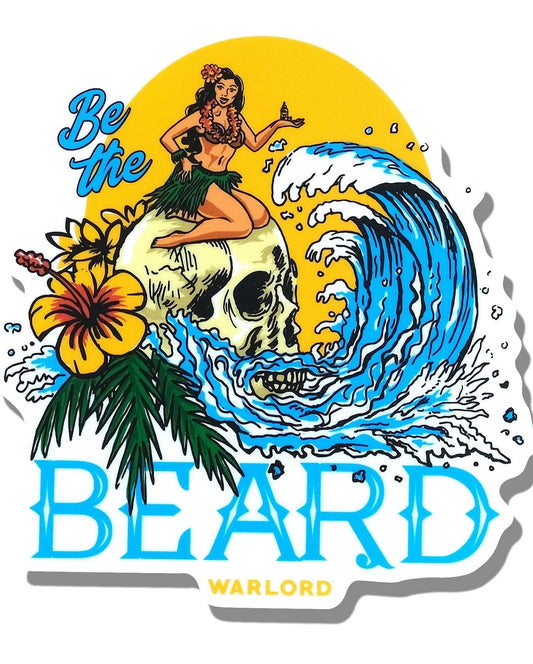 Bearded Wave Decal - Warlord - Men's Grooming Essentials