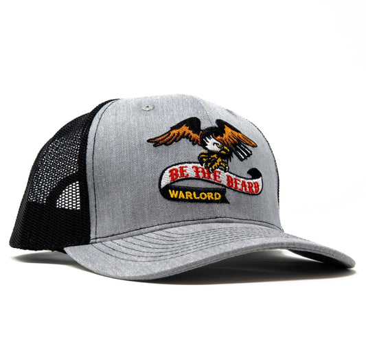 Gray Freedom Eagle Trucker Hat - Warlord - Men's Grooming Essentials