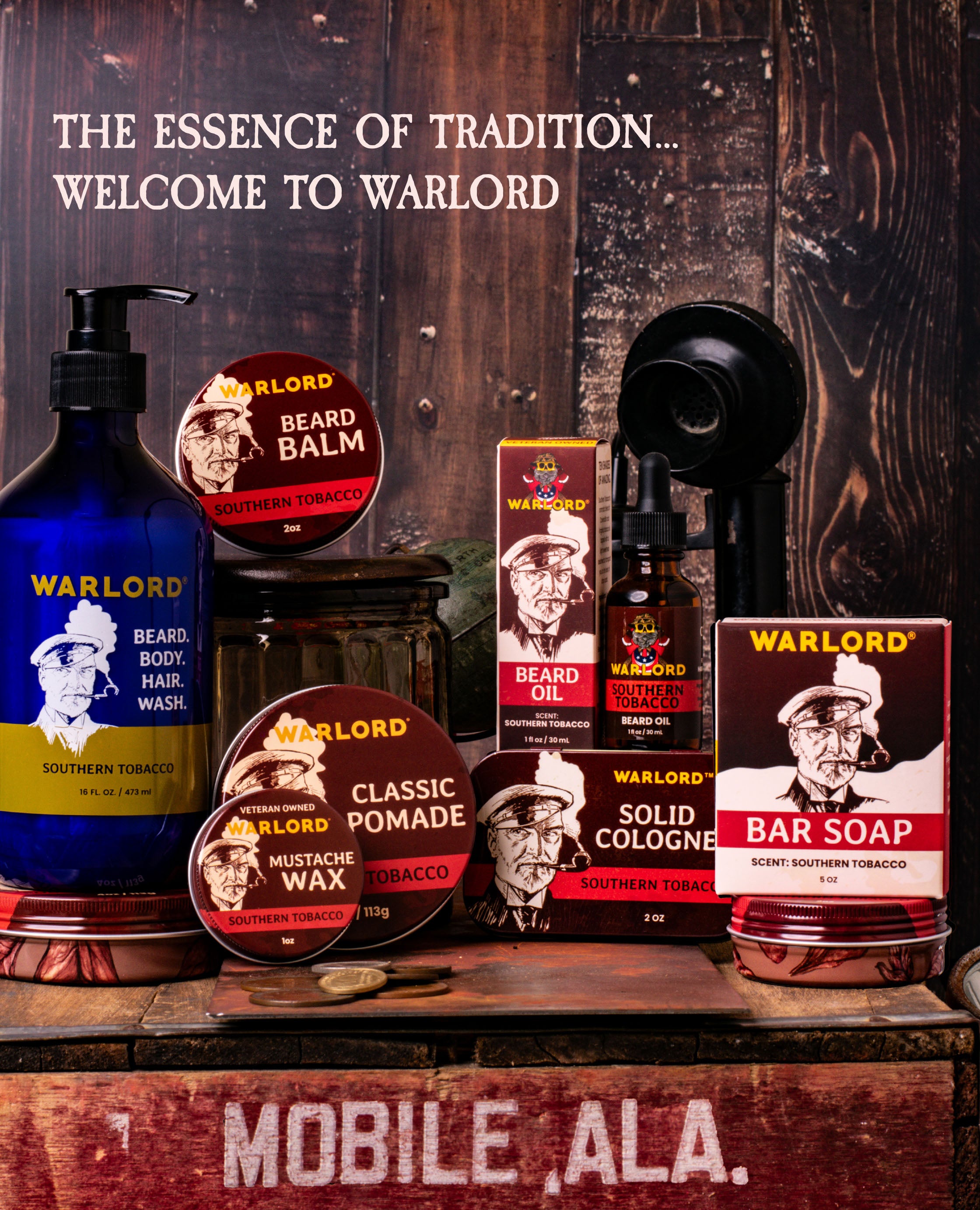 Warlord's Southern Tobacco products.