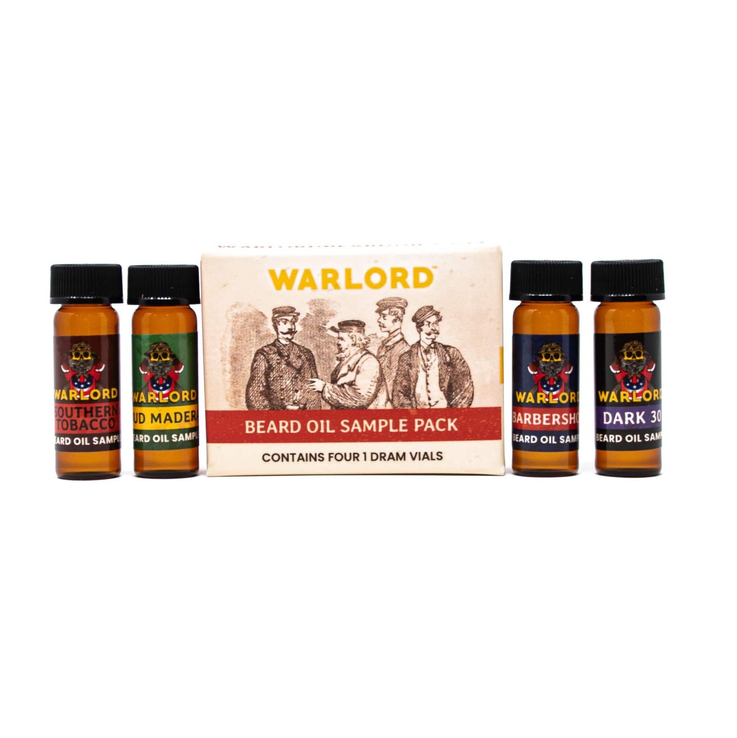 Beard Oil Sample Pack (Pick 4) - Warlord - Men's Grooming Essentials