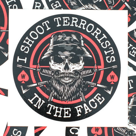 Warlord Tango Down Sticker - Warlord - Men's Grooming Essentials