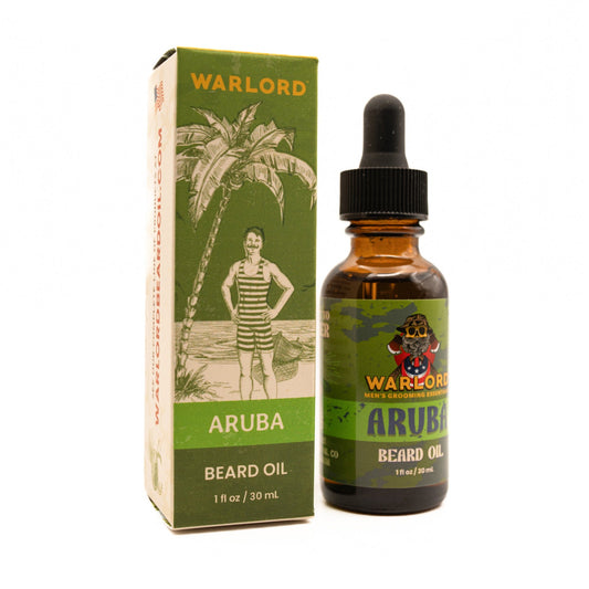 Aruba Beard Oil - Warlord - Men's Grooming Essentials