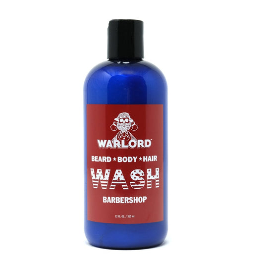 Barbershop Beard, Body, & Hair Wash - Warlord - Men's Grooming Essentials