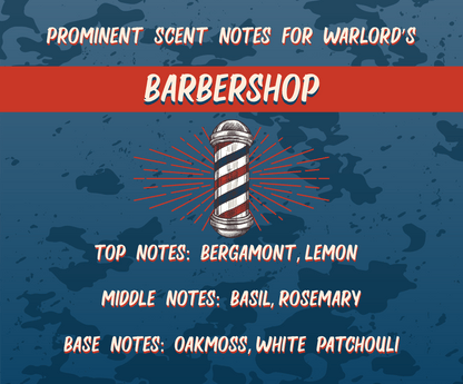 Barbershop Beard, Body, & Hair Wash - Warlord - Men's Grooming Essentials