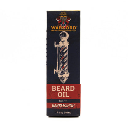 Barbershop Beard Oil - Warlord - Men's Grooming Essentials