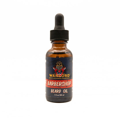 Barbershop Beard Oil - Warlord - Men's Grooming Essentials