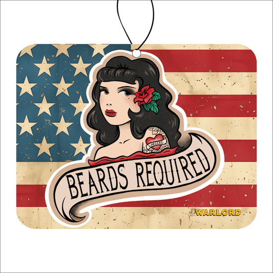 Beards Required - Southern Tobacco Car Freshener - Warlord - Men's Grooming Essentials