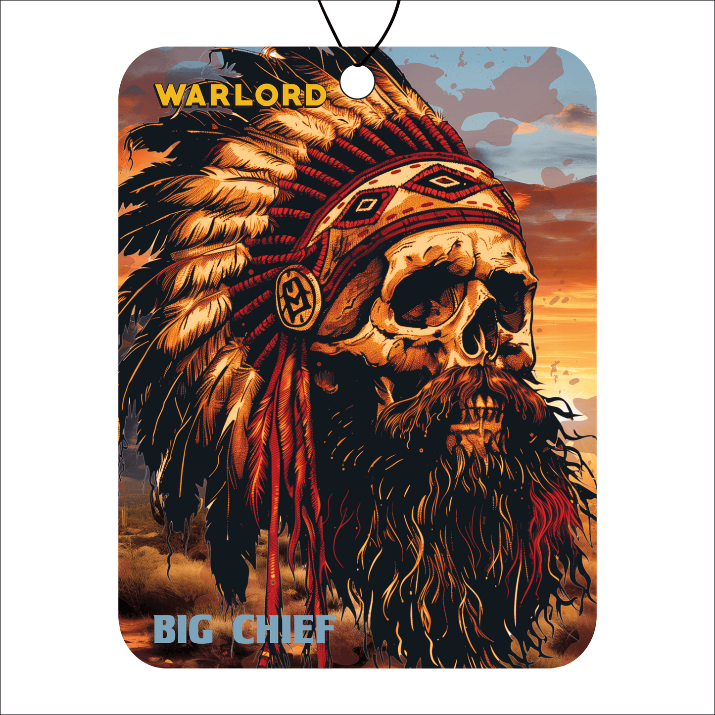 Big Chief - Southern Tobacco Car Freshener - Warlord - Men's Grooming Essentials