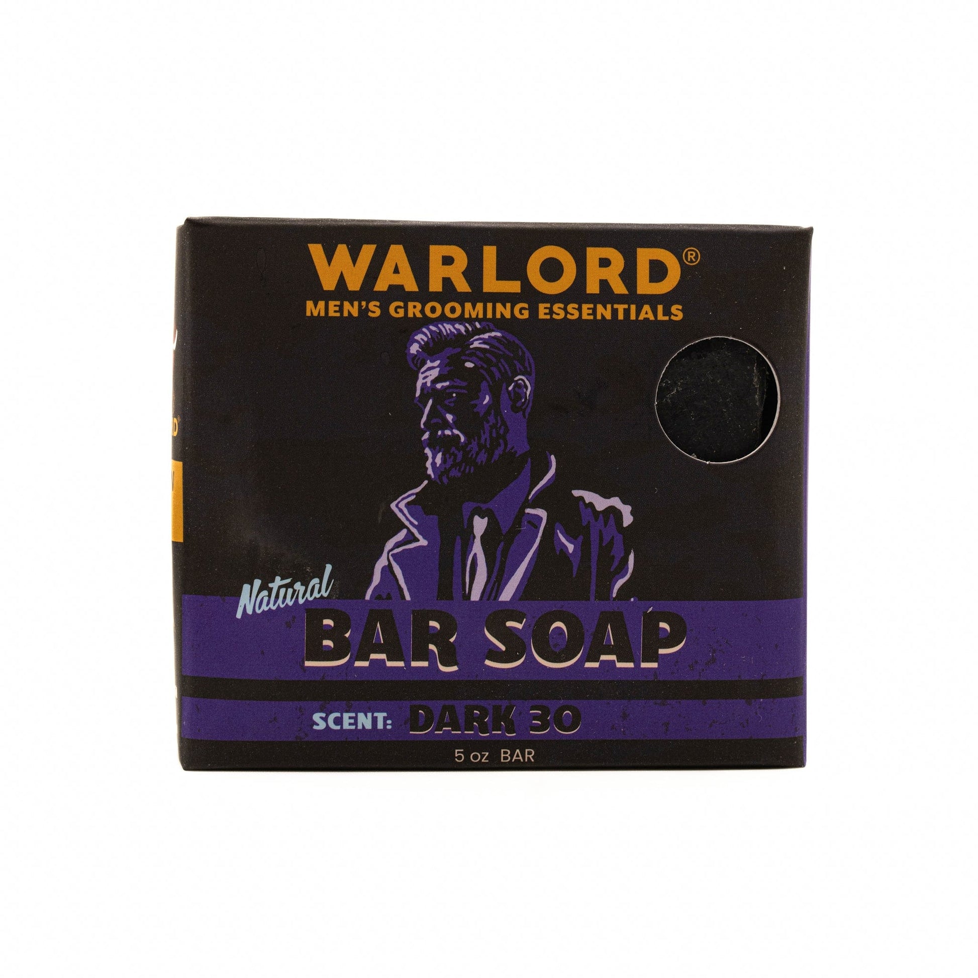 Dark 30 Bar Soap - Warlord - Men's Grooming Essentials