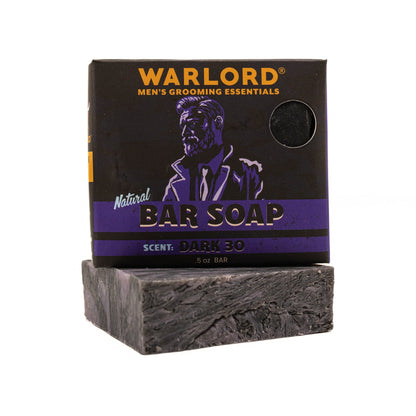 Dark 30 Bar Soap - Warlord - Men's Grooming Essentials