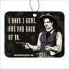 Doc's Two Guns - Southern Tobacco Car Freshener - Warlord - Men's Grooming Essentials
