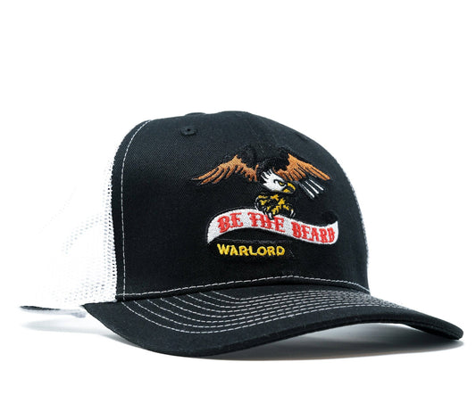 Freedom Eagle Trucker Hat - Black/White - Warlord - Men's Grooming Essentials