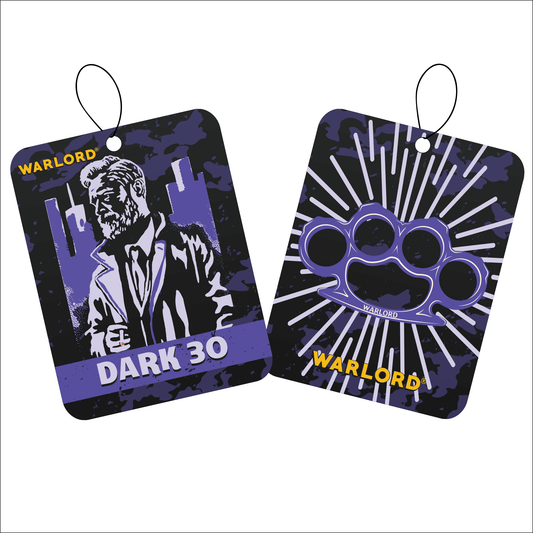 Knuckles - Dark 30 Car Freshener - Warlord - Men's Grooming Essentials