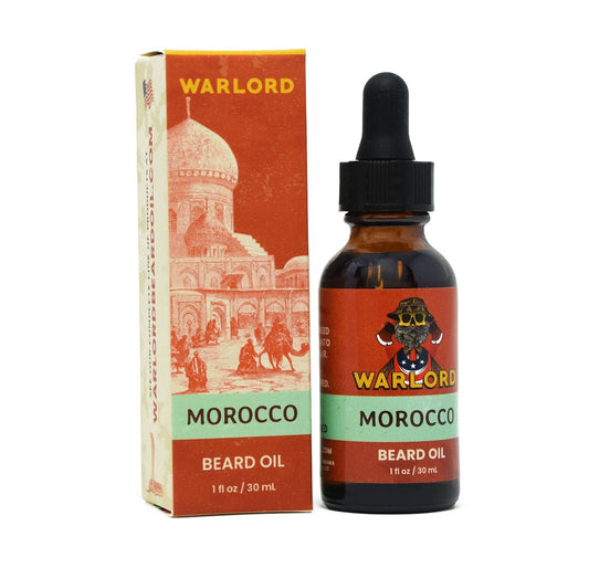 Morocco Beard Oil - Warlord - Men's Grooming Essentials