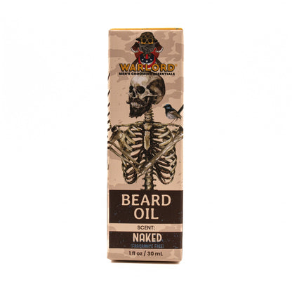 Naked Beard Oil | Fragrance Free - Warlord - Men's Grooming Essentials