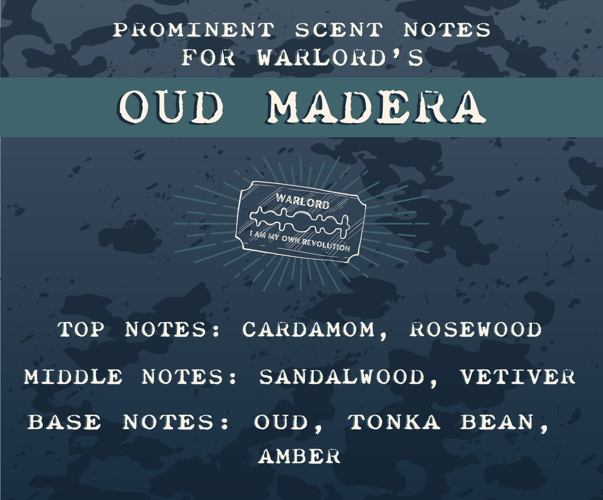 Oud Madera Beard Oil - Warlord - Men's Grooming Essentials