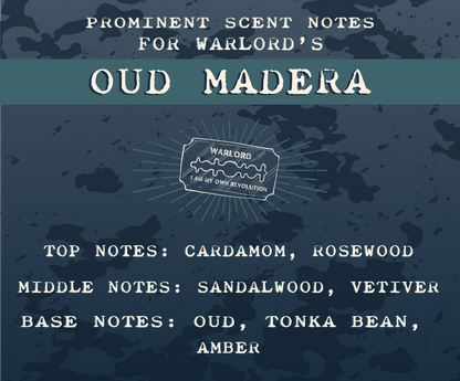 Oud Madera Beard Oil - Warlord - Men's Grooming Essentials
