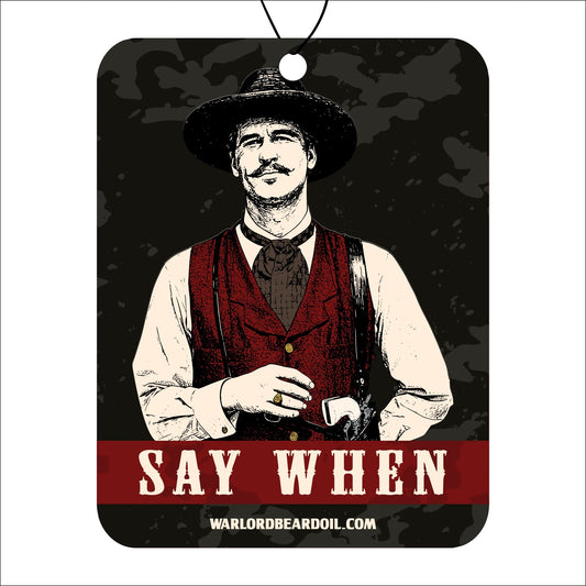 Say When - Southern Tobacco Car Freshener - Warlord - Men's Grooming Essentials