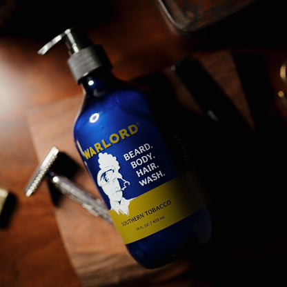 Southern Tobacco Beard, Body, & Hair Wash - Warlord - Men's Grooming Essentials