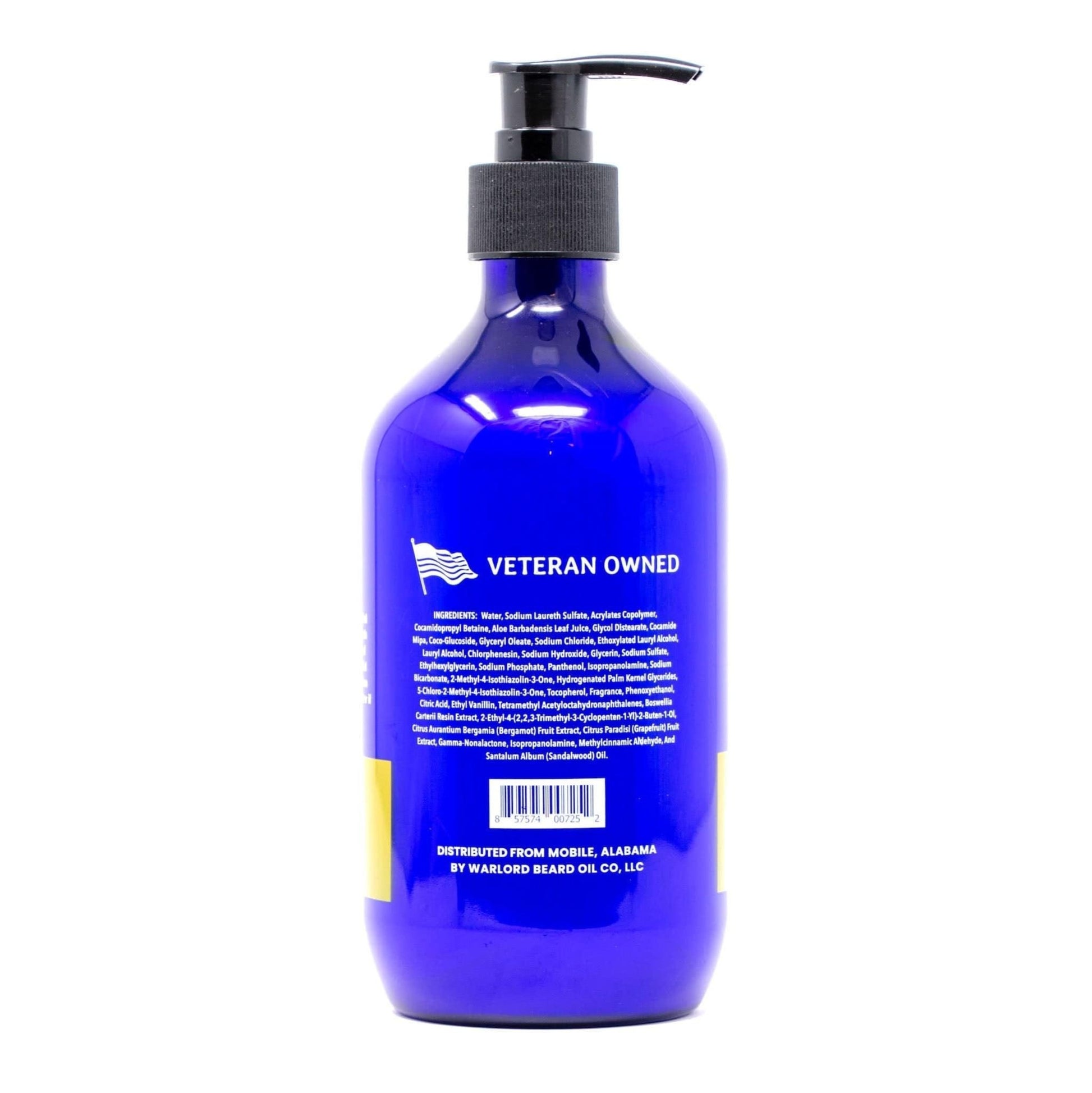 Southern Tobacco Beard, Body, & Hair Wash - Warlord - Men's Grooming Essentials