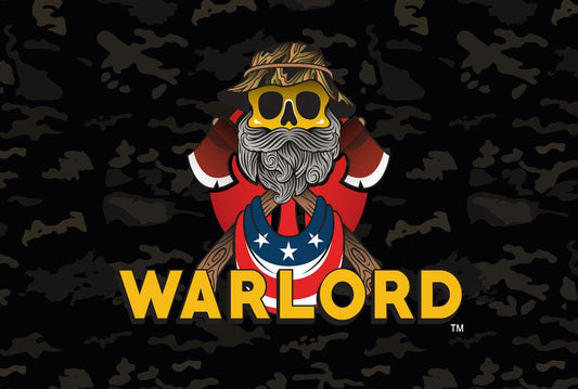 The Warlord Flag – Blackout Beard & Bone Edition - Warlord - Men's Grooming Essentials