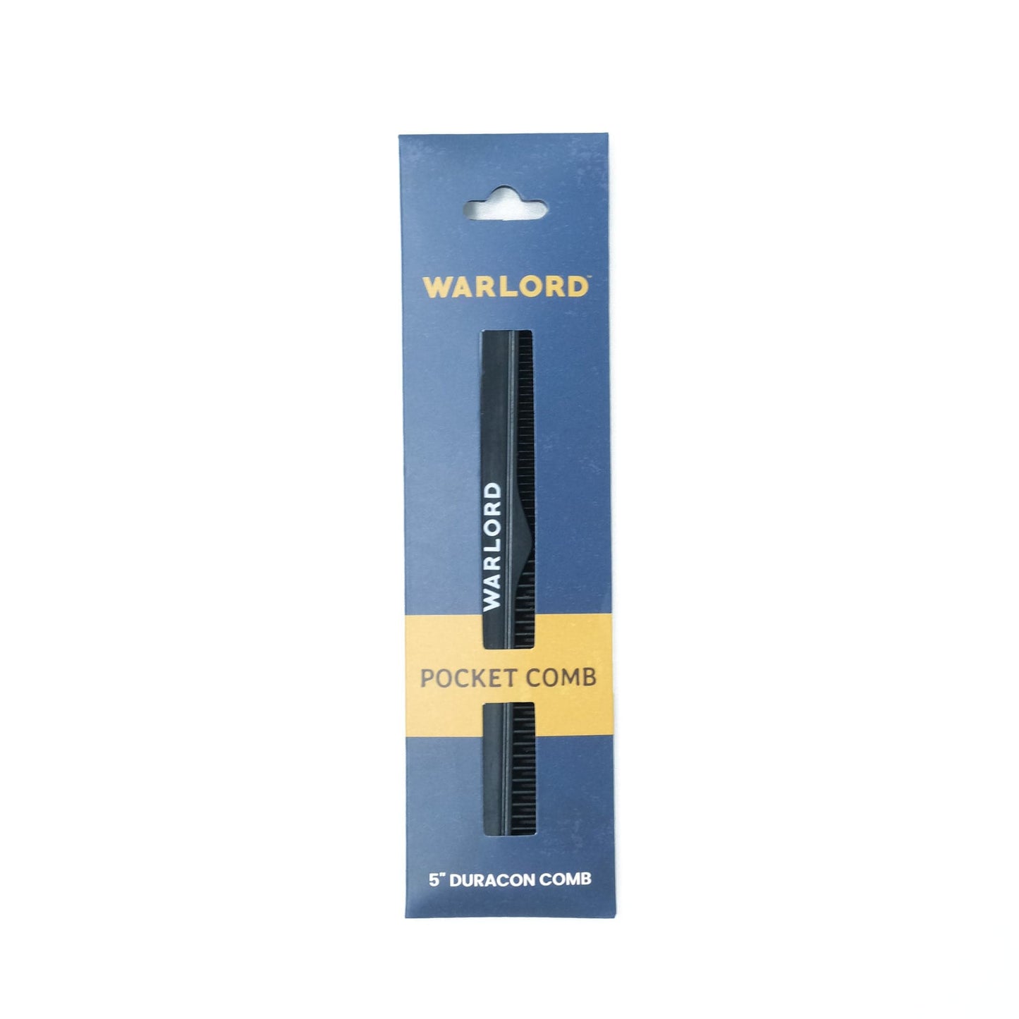 Warlord Pocket Comb - 5" Carbon Cut Duracon - Warlord - Men's Grooming Essentials